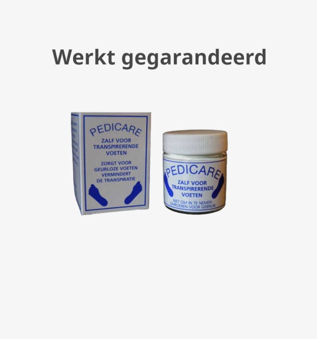 Pedicare zalf tegen zweetvoeten